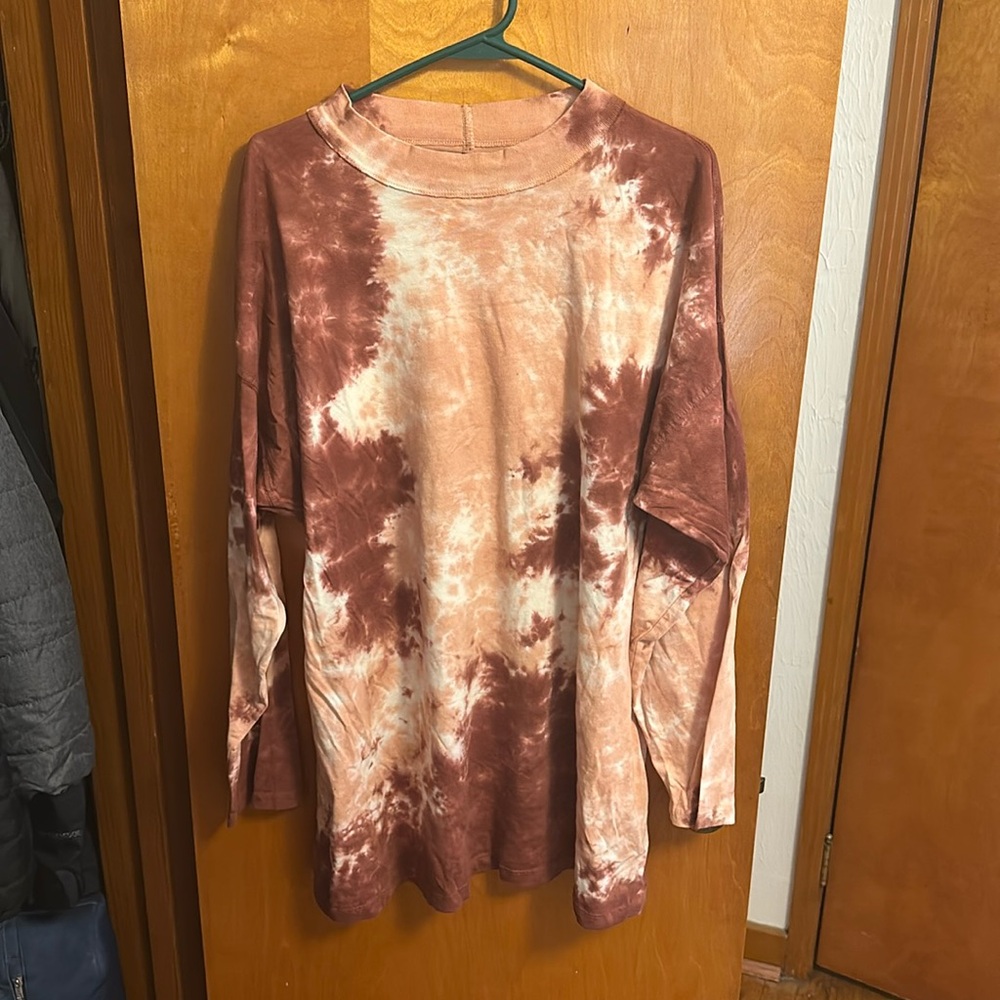 We the free long sleeve tie dye free people